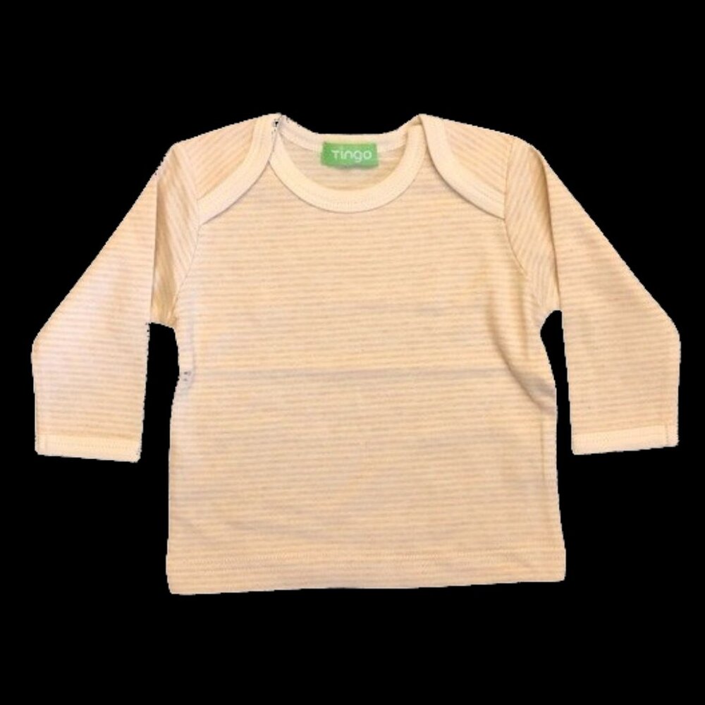 😀 3 for $20 NWOT Baby Size 0-3 3-6 or 6-12 month Organic Cotton Striped Tee Top